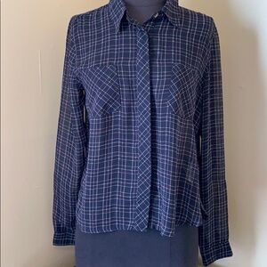 EUC Size M Sadie Robertson Button Down Shirt C1